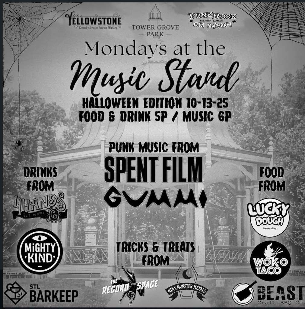Show poster for the event on October 13, 2025 at Tower Grove Park